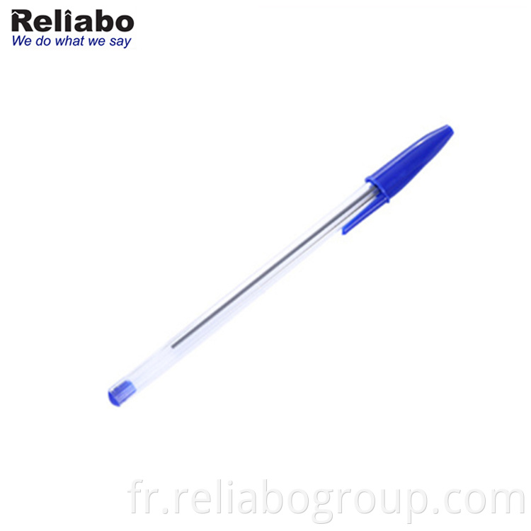 Aspect classique de stylo à bille de 1.0mm Biros rouge bleu noir adapté pour le bureau d'étudiants d'école